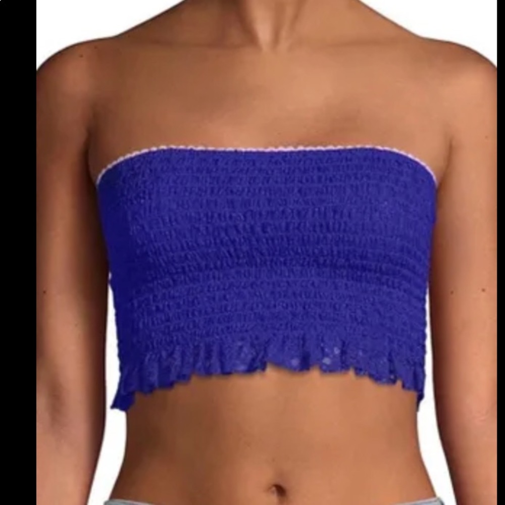 Free People Blue Bandeau